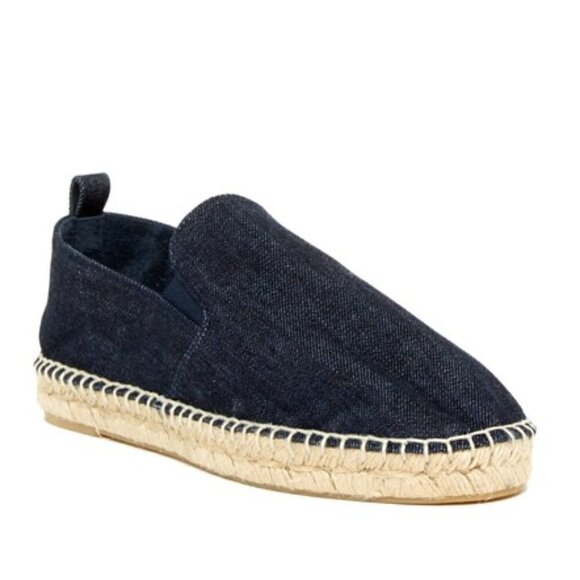 Vince Robin Denim Espadrille Slip-on Flat 5.5 6 - Picture 1 of 8